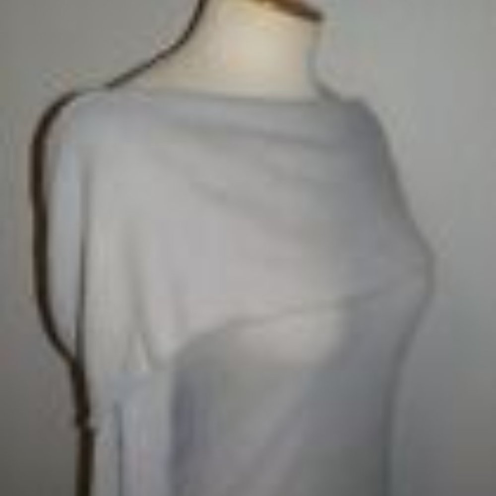 FREE PEOPLE -WE THE FREE MS SIZE LARGE CLOUD GRAY SNOWBUNNY OFF THE SHOULDER TOP - Picture 7 of 9